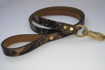 Mossy Oak Break Up Leather Dog Leash 1709-30